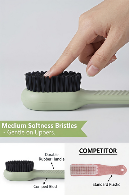 Liquid Dispensing Cleaning Brush for Shoes & Clothes